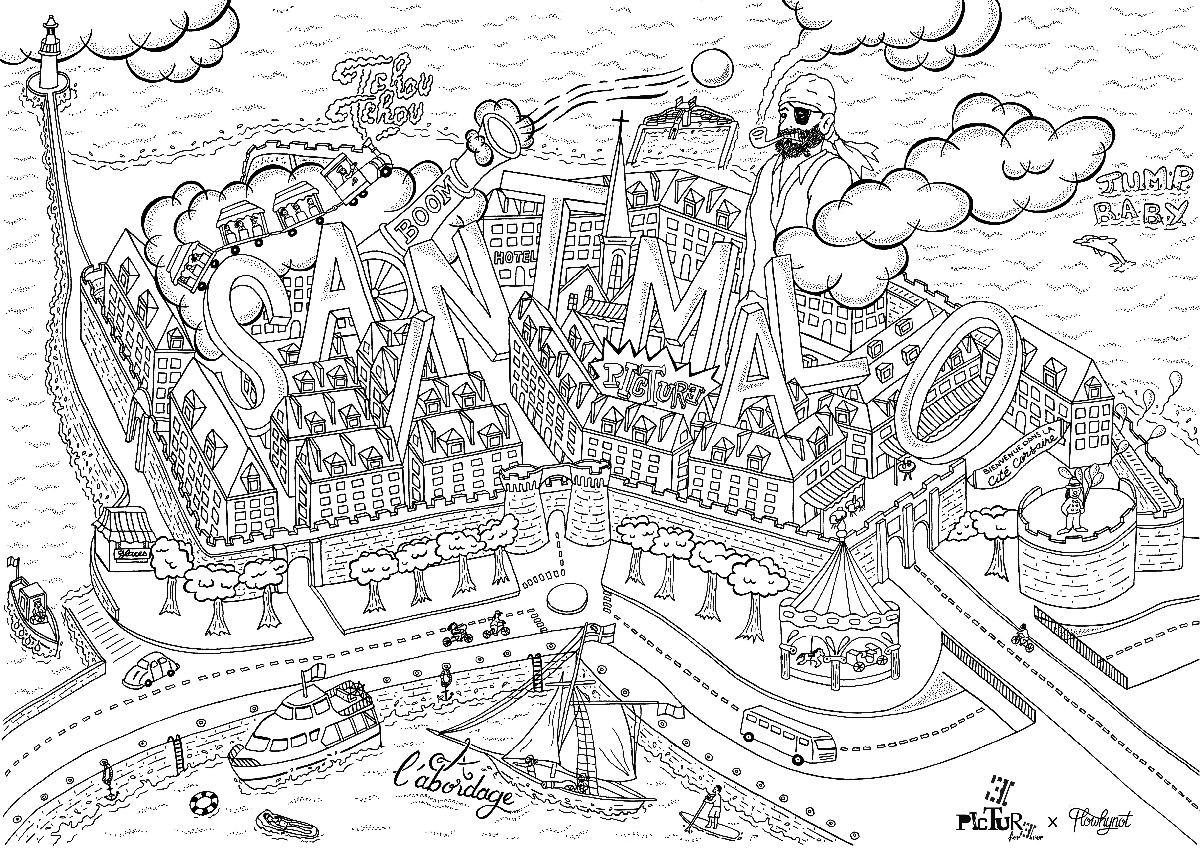 florent-beaufils-flowhynot-graphiste-illustrateur-bretagne-picture-forever-carte-coloriage-saint-malo