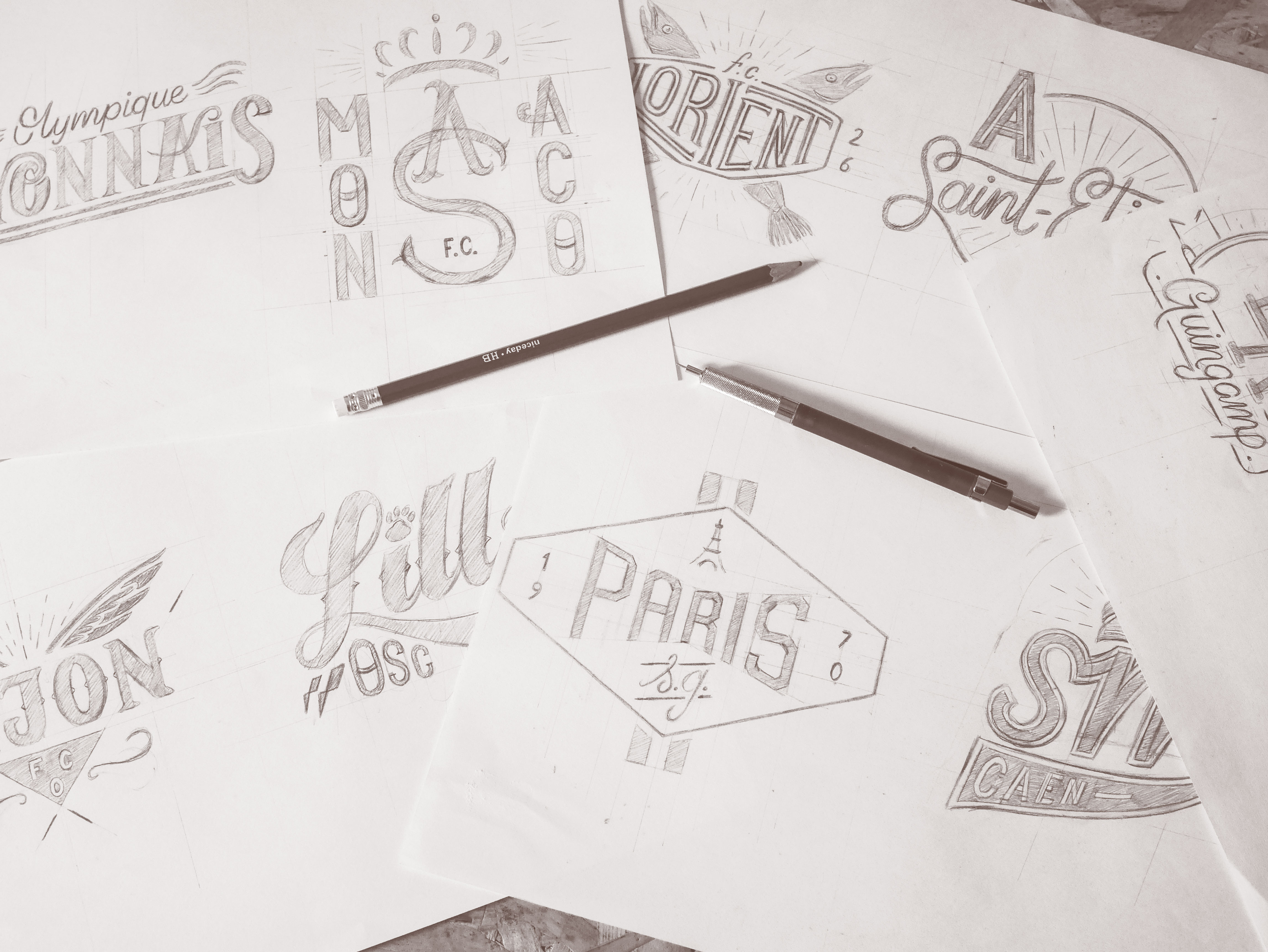 florent-beaufils-flowhynot-illustrateur-typographe-redesign-logo-ligue-1-vintage